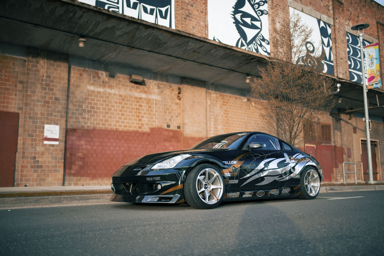2008 Nissan 350Z - Motegi BATTLE - Polished | Motegi Wheels